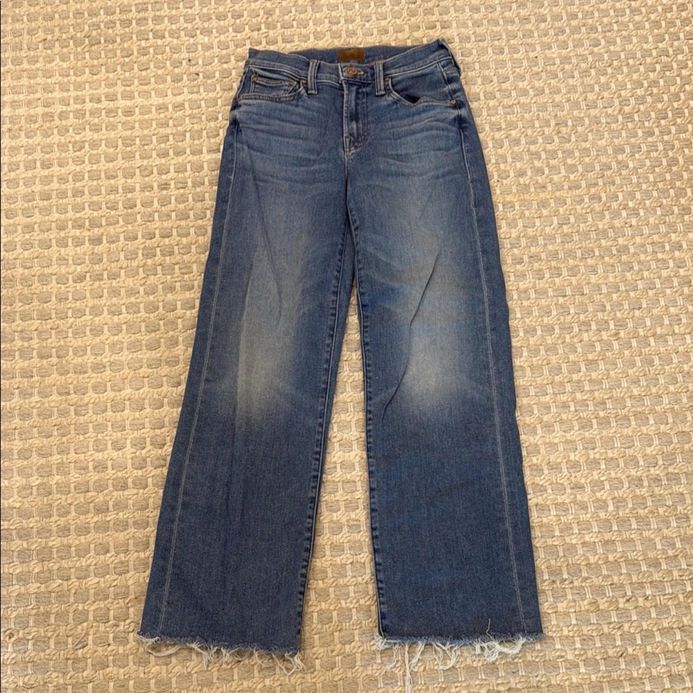 Mother denim jeans Rambler ankle fray sz 23